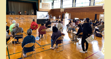 本学科学生の地域体力測定ボランティア参加