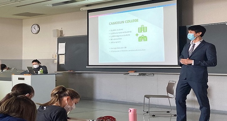 Camosun College 国際教育担当者が千葉東金キャンパスに来訪