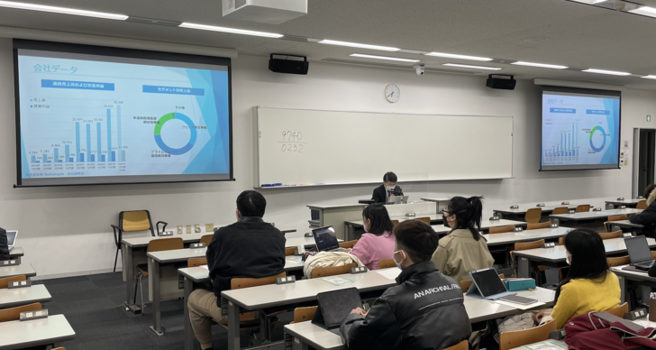 「キャリア形成」にて株式会社RSテクノロジーズ会社説明会を実施しました | We held a corporate recruiting seminar for RS Technologies Co., Ltd, in Career Development class.