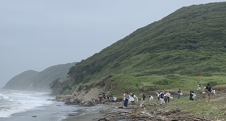 【地域とつながる】富津市の亀田海岸でビーチコーミング！