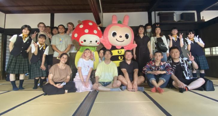 山武市の魅力を留学生が体験　高校生が企画したバスツアーに15名が参加
