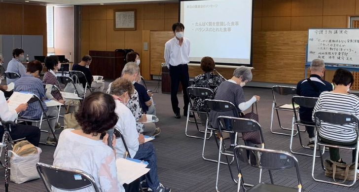 介護予防講演会（東金市）「せっかく運動をするなら、食事（栄養）にもこだわってみませんか」を開催しました