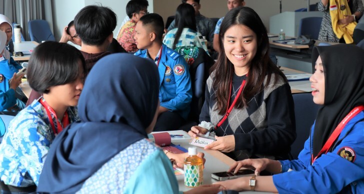 インドネシアから高校生30名が来学　国際人文学部生らと交流