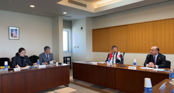 斉々哈爾（チチハル）工程学院　学長表敬訪問