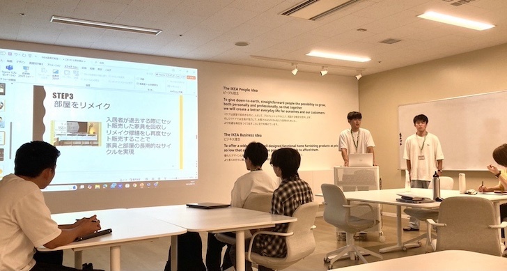 イケア・ジャパン株式会社にて春学期活動成果を発表（千葉東金キャンパス松田ゼミ）