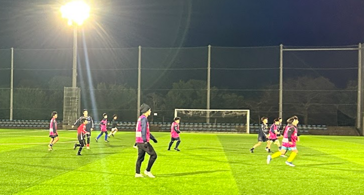12月3日、10日　山武地域サッカークラブとの交流練習を実施しました！