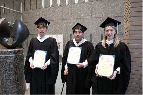 博士（薬学）の学位記授与を執り行いました