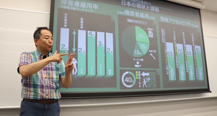 多様性に優しい受容する社会と日本経済　特別講義に大学院生39名が参加