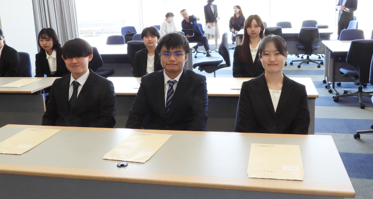 水田奨学生表彰式が行われました