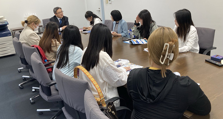 廊坊師範学院一行が東京紀尾井町キャンパスを訪問しました