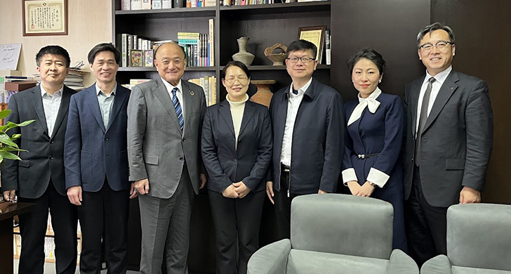 湖南科技学院代表団が本学を訪問：共同教育協定を締結