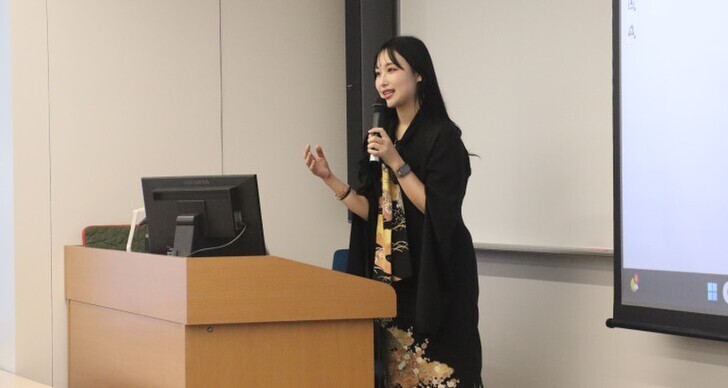 起業した卒業生が在学生へエールを　136名参加の特別講義