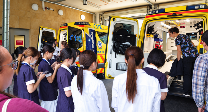 9月10日（木）　ハンガリー留学　２３日目　 救急医療と脳卒中治療について学ぶ！