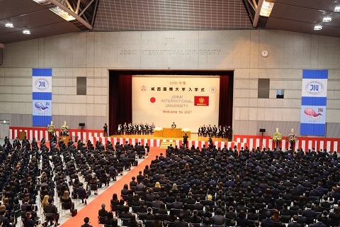 21年度入学式 国際人文学部 国際文化学科 城西国際大学