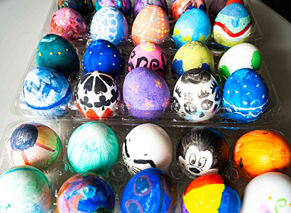 Finished eggs