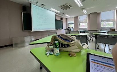 韓国語授業の様子