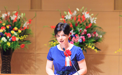 駐日ポーランド共和国大使館二等書記官のMalgorzata Szmidt氏