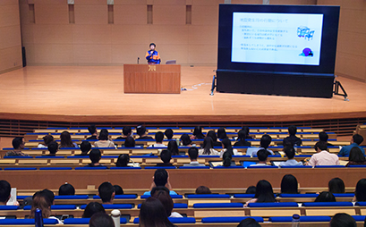 東金市消防団辞令交付式の様子
