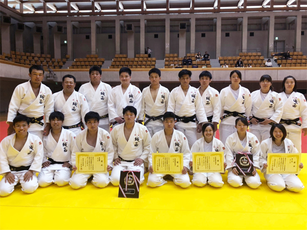 全日本学生柔道優勝大会の出場を決めた柔道部