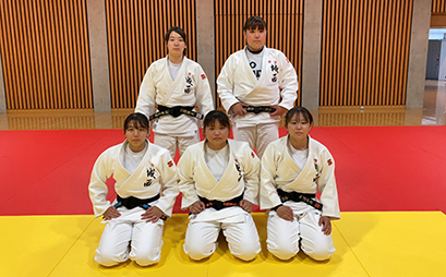 全日本学生柔道優勝大会への12回目の出場権を獲得した女子柔道部