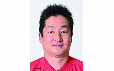 バドミントンに出場した村山浩選手
