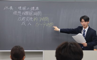 授業の練習風景（模擬授業）
