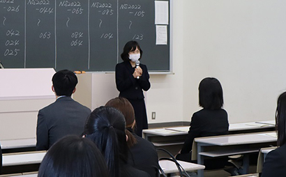 宮澤看護学部長の挨拶