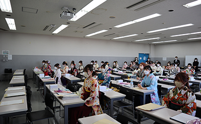 卒業式 看護学部の様子