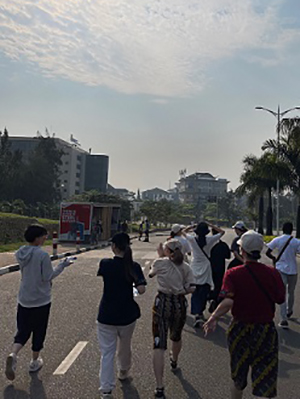 car free dayの様子