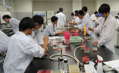 今年も千葉県立農業大学校研究科生が薬学部の実習に参加 薬学部 医療薬学科 城西国際大学