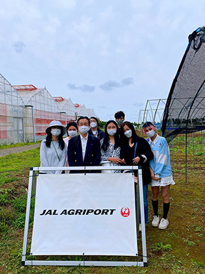 JAL AGRIPORT（成田市）を訪問したゼミ生