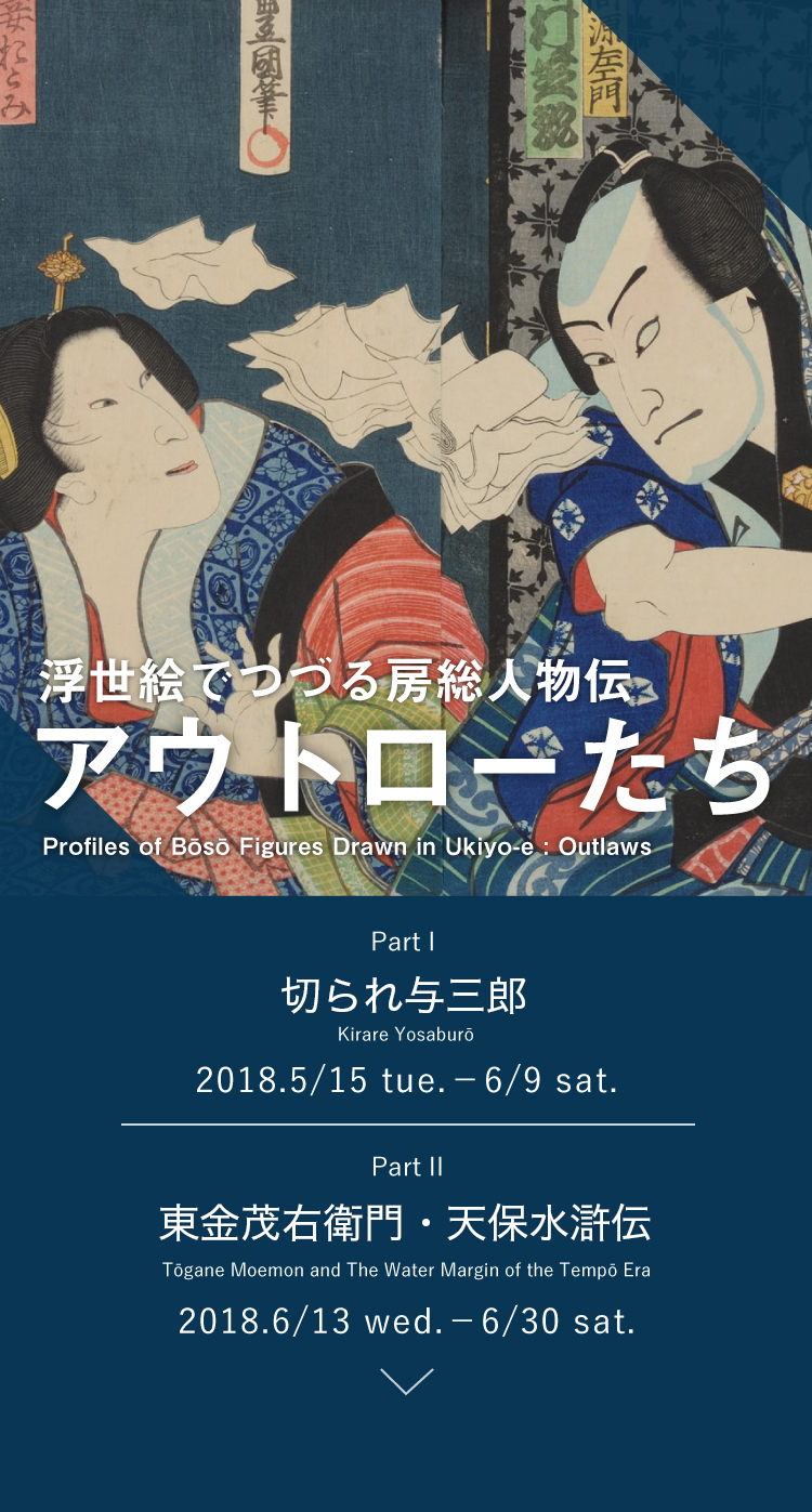 Profiles of Bōsō Figures Drawn in Ukiyo-e: Outlaws