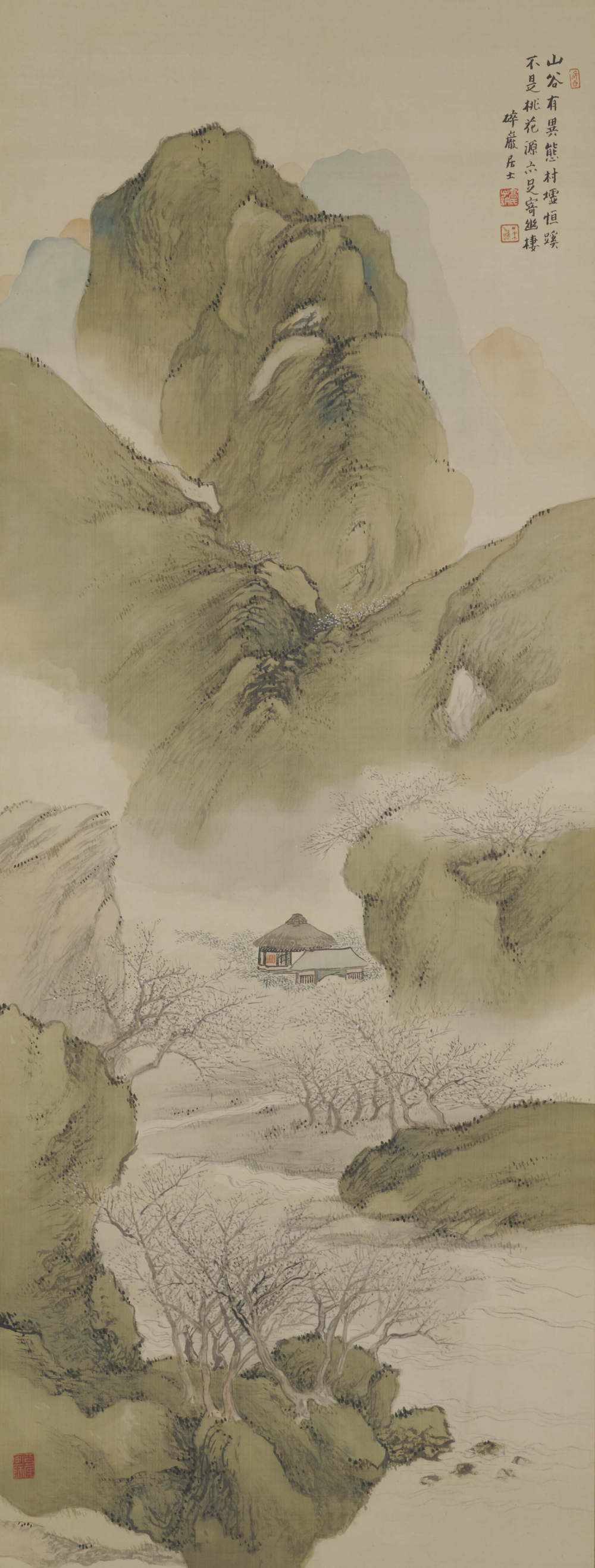 Scholar's Hermitage in Plum Blossoms