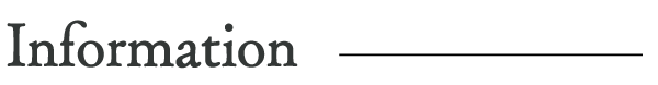 Information